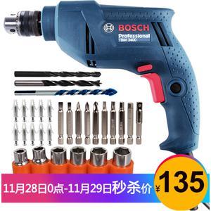 BOSCH博世 TBM3400 电钻家用 秒杀价!135元包邮 赠电钻配件 -  | 逛丢 | 实时同步全网折扣